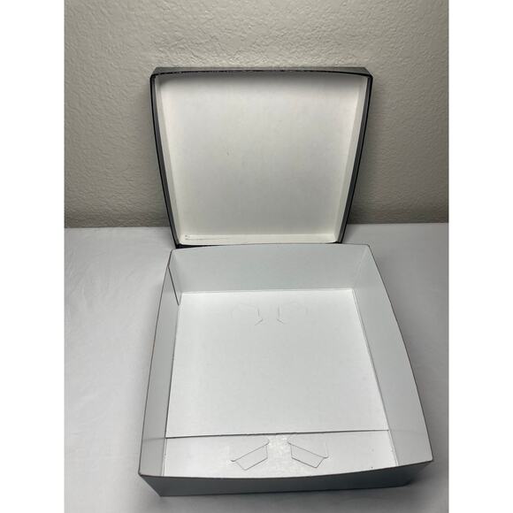 Pack of 10 - Deluxe Gift Boxes, 8 x 8 x 3", Black - Rigid & Glossy - Picture 6 of 11